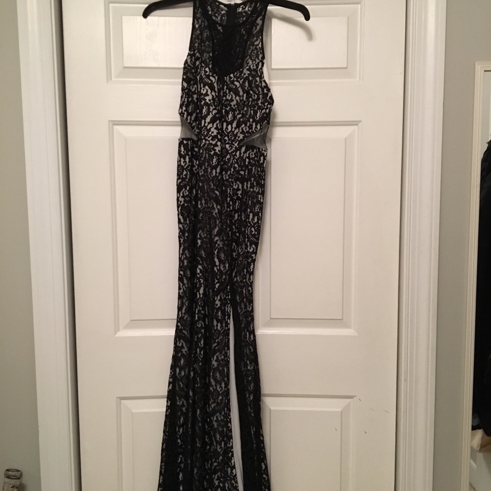 Black Lace Formal Dress